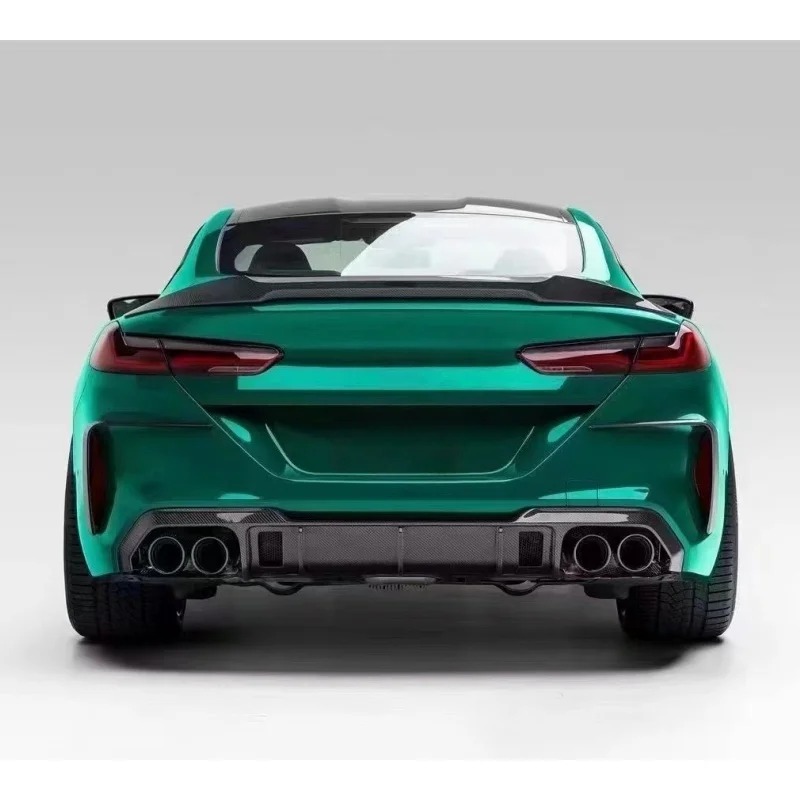 Suitable for  M8 Modified V Model Carbon Fiber Small Surround, Front Lip, Front Fog Cover, Side Skirt, Rear Lip, Tail Wing